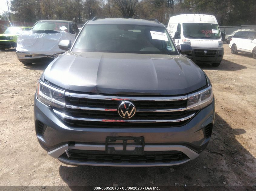 2021 VOLKSWAGEN ATLAS 3.6L V6 SE W/TECHNOLOGY - 1V2WR2CA4MC553267
