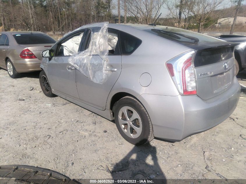 2014 TOYOTA PRIUS FOUR/FIVE/THREE/ONE/TWO - JTDKN3DU7E0375643
