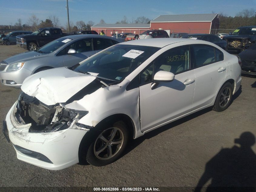 2015 HONDA CIVIC SEDAN SE - 2HGFB2F70FH542256