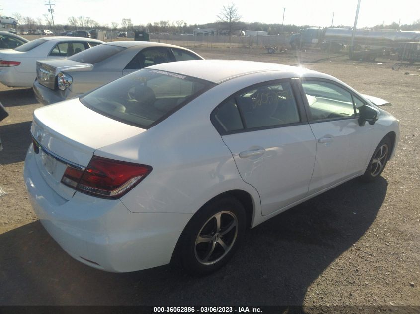 2015 HONDA CIVIC SEDAN SE - 2HGFB2F70FH542256