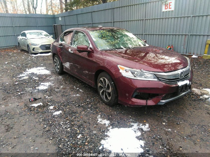 2016 HONDA ACCORD SEDAN EX-L - 1HGCR2F8XGA072809