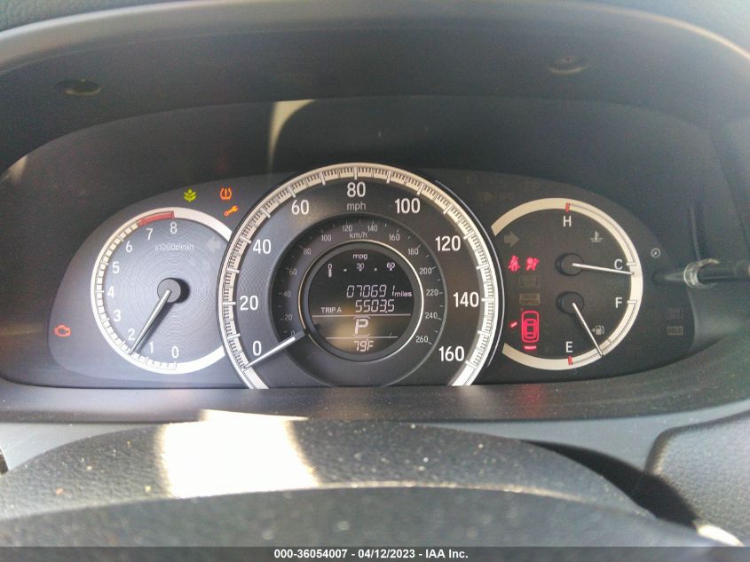 2016 HONDA ACCORD SEDAN EX-L - 1HGCR2F8XGA072809