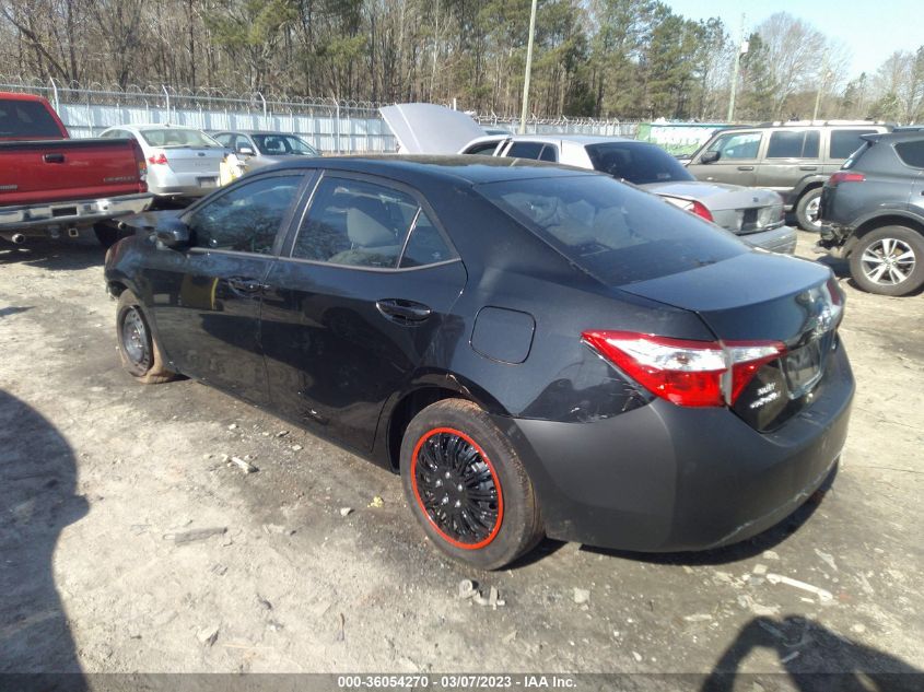 2015 TOYOTA COROLLA L/LE/S/S PLUS/LE PLUS - 2T1BURHE9FC236582