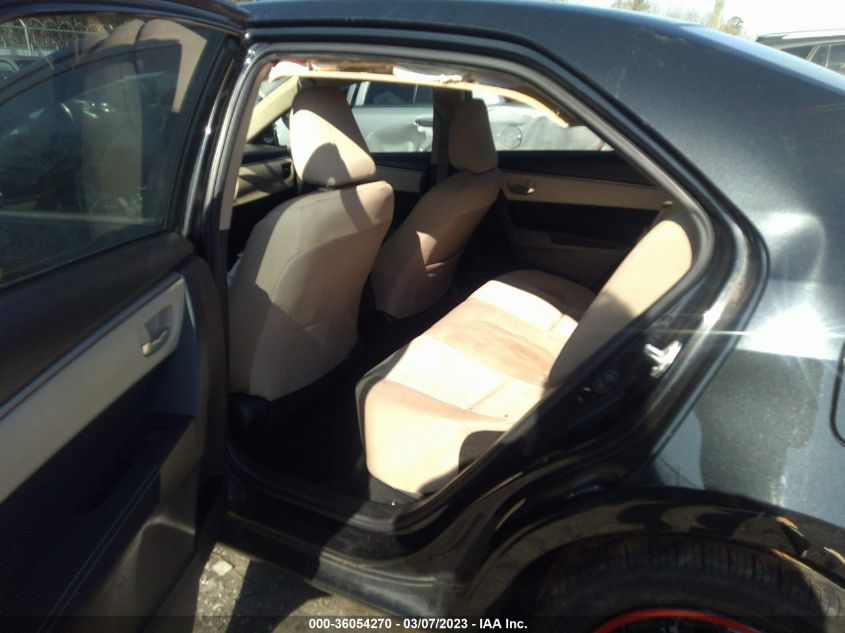 2015 TOYOTA COROLLA L/LE/S/S PLUS/LE PLUS - 2T1BURHE9FC236582
