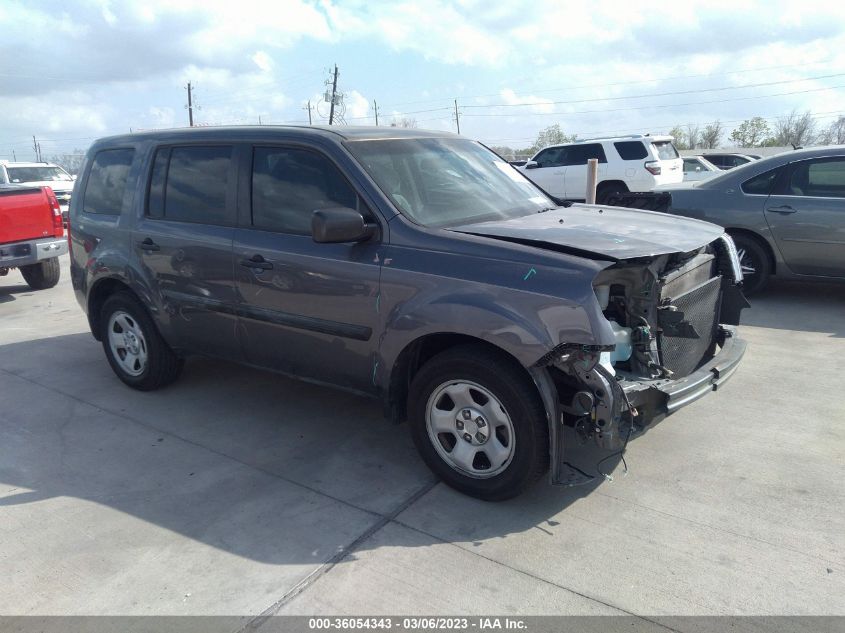 2014 HONDA PILOT LX - 5FNYF3H20EB026387