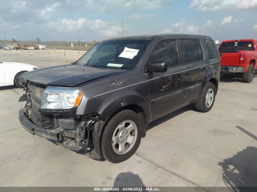 2014 HONDA PILOT LX - 5FNYF3H20EB026387