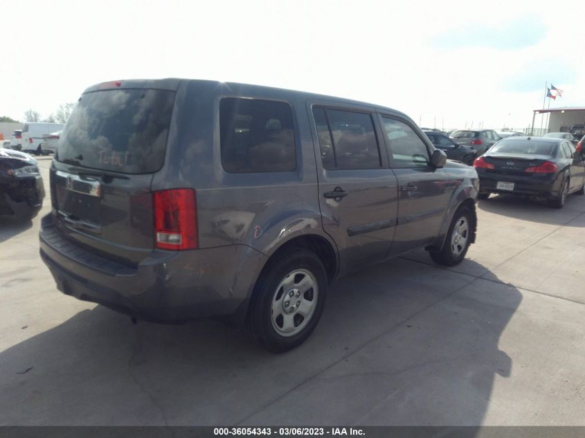 2014 HONDA PILOT LX - 5FNYF3H20EB026387