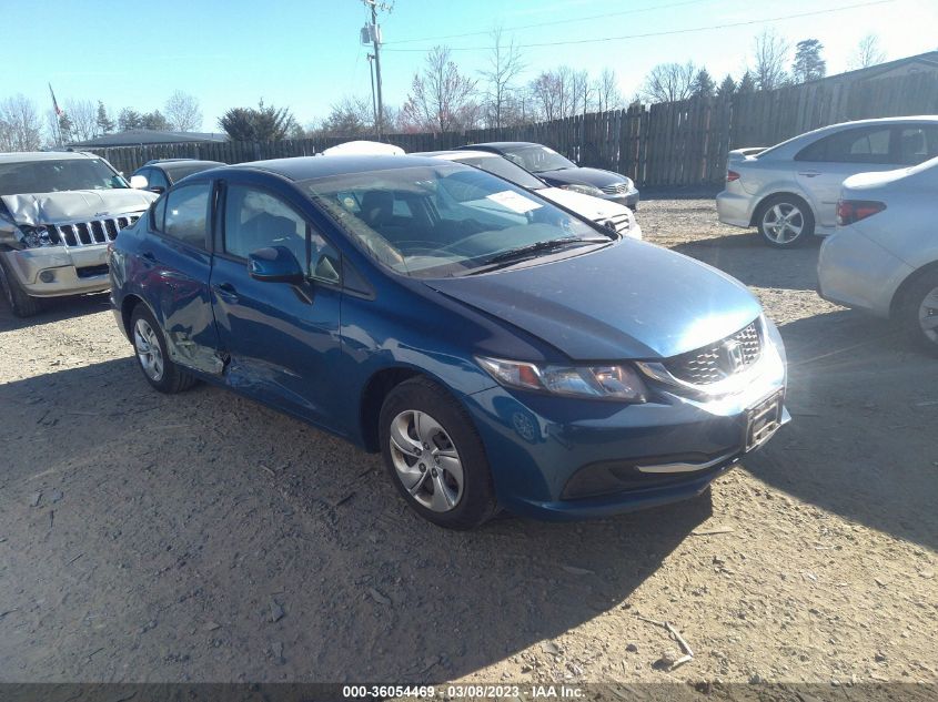 2013 HONDA CIVIC SDN LX - 2HGFB2F54DH598356