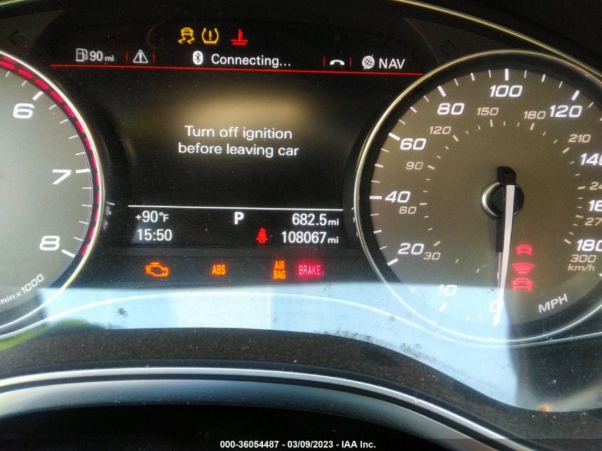 2014 AUDI S7 PRESTIGE WAUW2AFC8EN077542