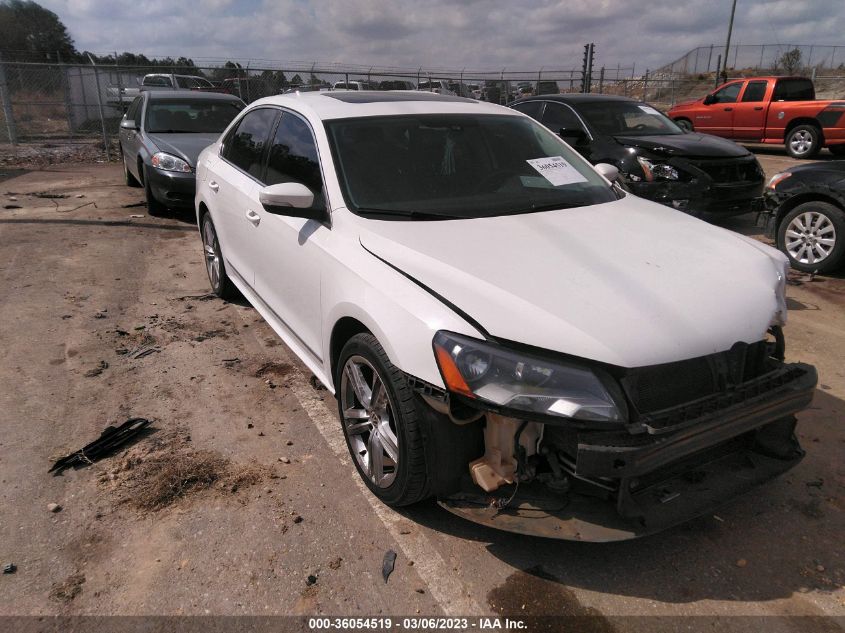 2013 VOLKSWAGEN PASSAT TDI SEL PREMIUM - 1VWCN7A32DC030585