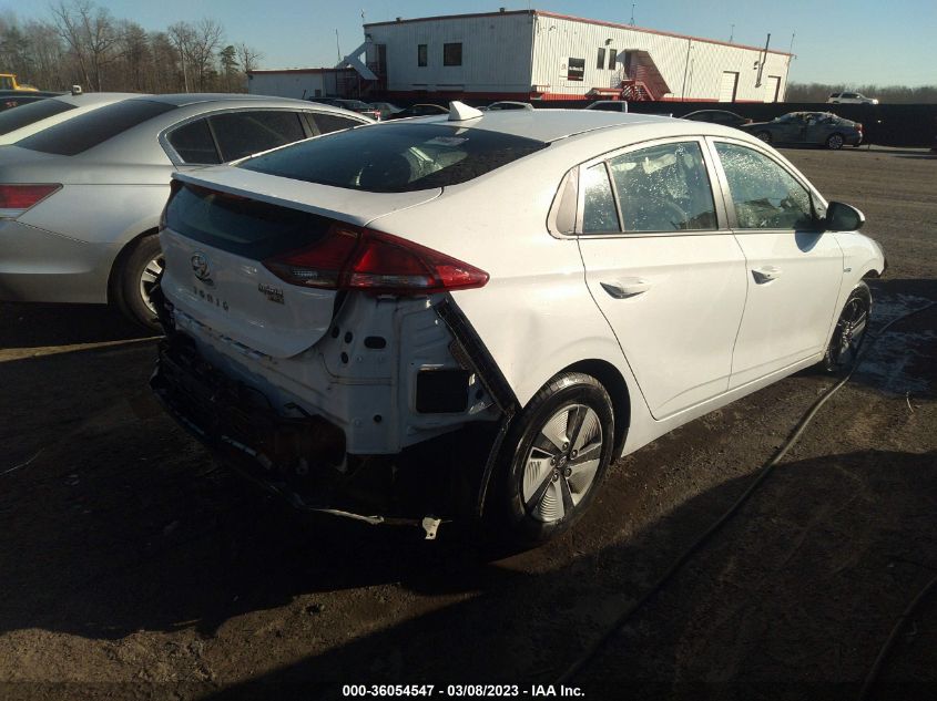 2020 HYUNDAI IONIQ HYBRID BLUE KMHC65LC1LU214907