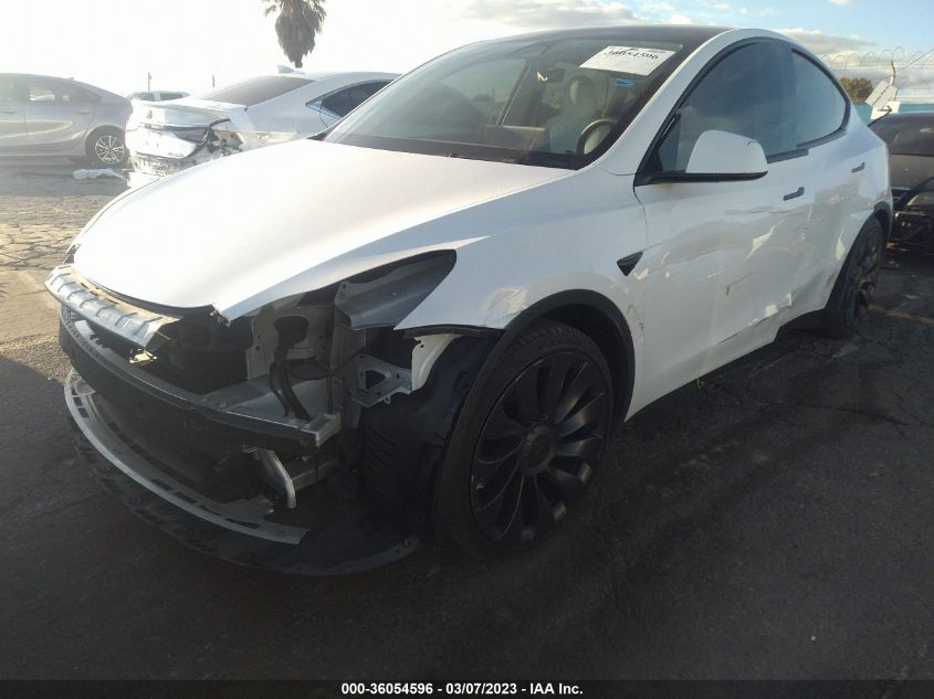 2021 TESLA MODEL Y PERFORMANCE - 5YJYGDEF9MF270127