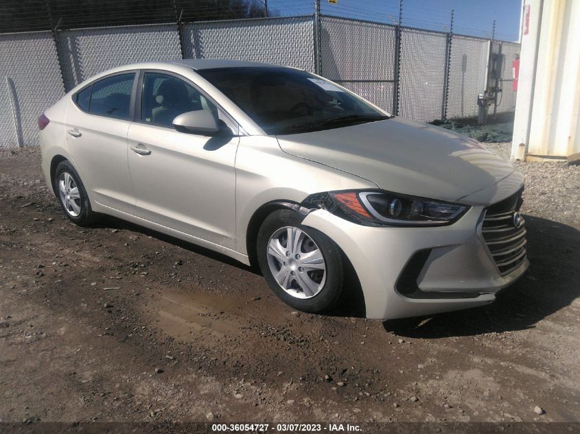 2017 HYUNDAI ELANTRA SE - KMHD74LF6HU330410