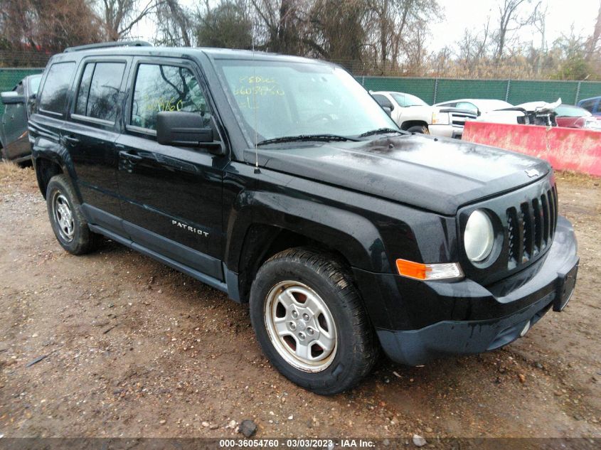 2013 JEEP PATRIOT SPORT - 1C4NJRBB8DD263728