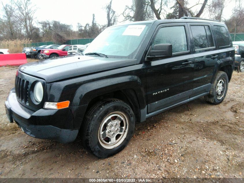 2013 JEEP PATRIOT SPORT - 1C4NJRBB8DD263728