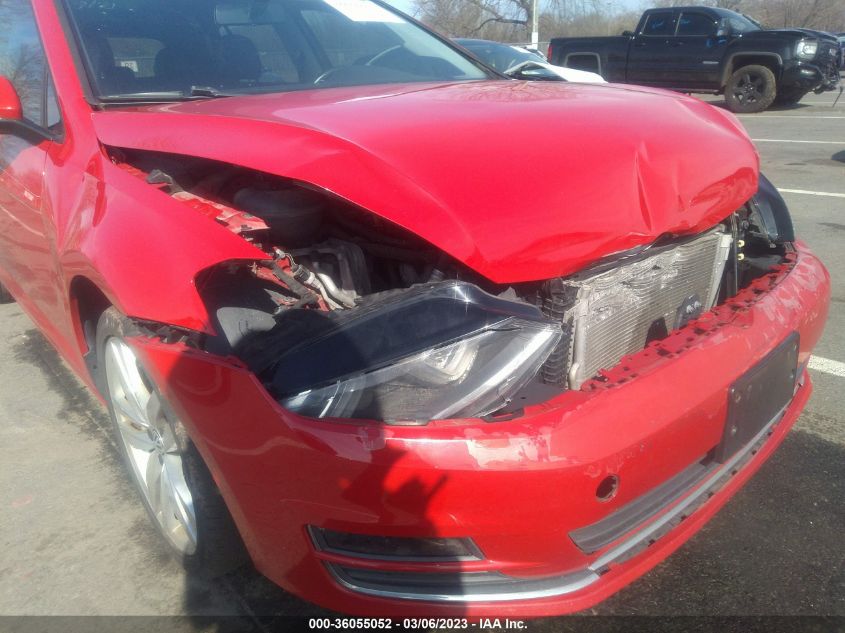 2015 VOLKSWAGEN GOLF TSI SEL - 3VW217AU6FM028050