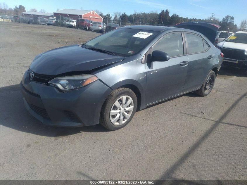 2014 TOYOTA COROLLA L/LE/S/S PLUS/LE PLUS - 2T1BURHE6EC001233