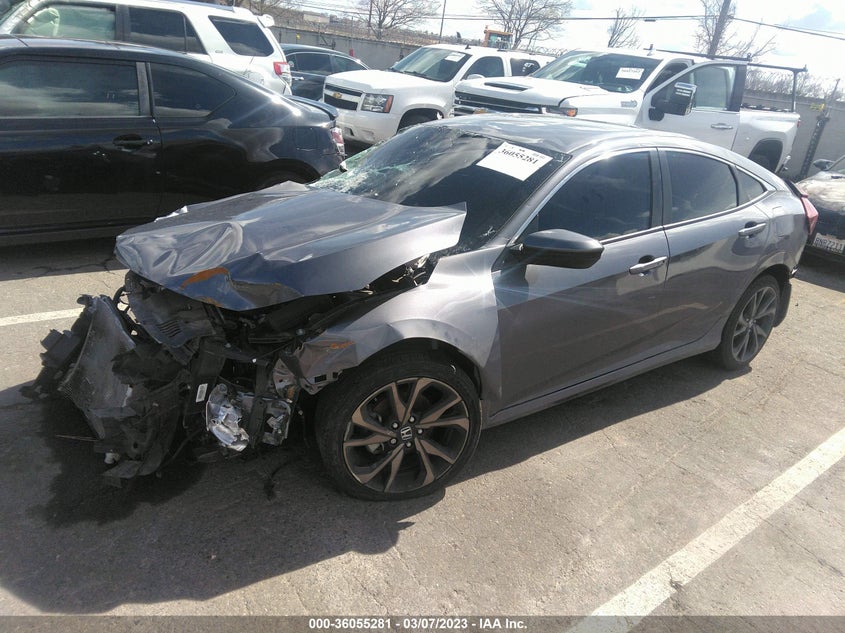 VIN 2HGFC2F89MH519352 2021 HONDA CIVIC SEDAN SPORT