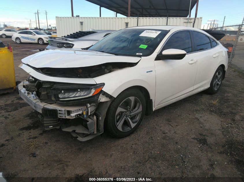 2019 HONDA INSIGHT EX 19XZE4F55KE019401