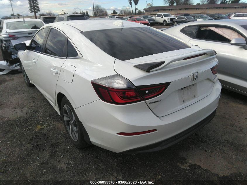 2019 HONDA INSIGHT EX 19XZE4F55KE019401