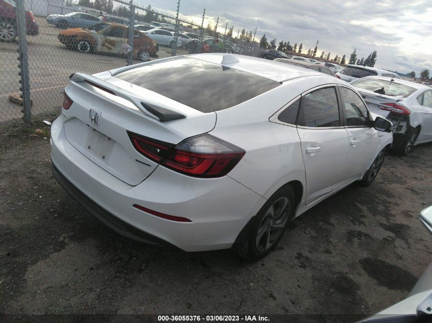 2019 HONDA INSIGHT EX 19XZE4F55KE019401