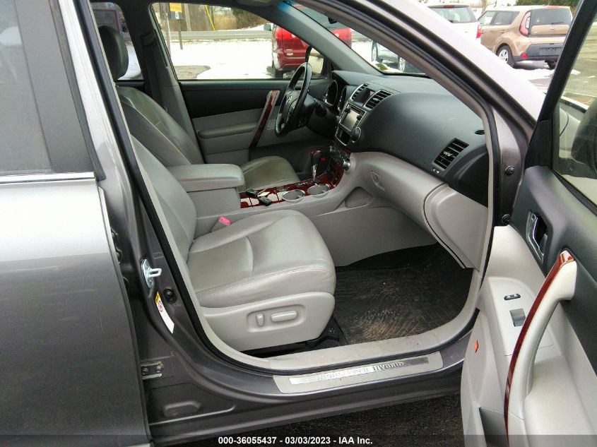 2013 TOYOTA HIGHLANDER HYBRID LIMITED - JTEDC3EHXD2016494