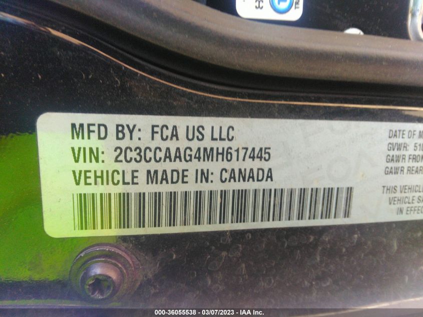 2021 CHRYSLER 300 TOURING - 2C3CCAAG4MH617445