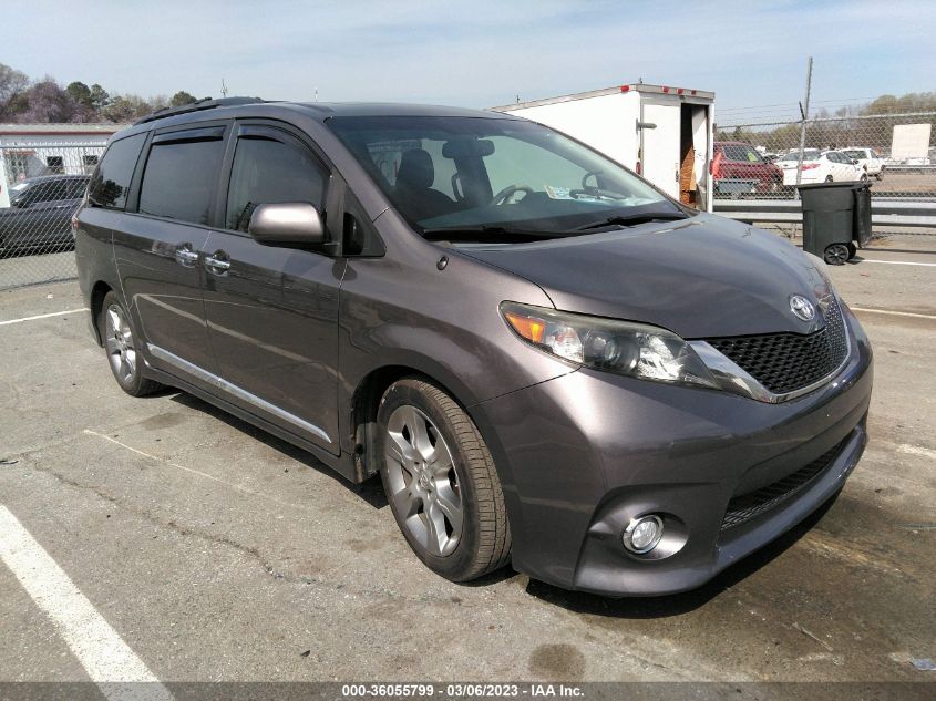 2014 TOYOTA SIENNA SE - 5TDXK3DC5ES412322