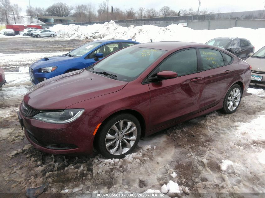 2015 CHRYSLER 200 S - 1C3CCCDG4FN522787