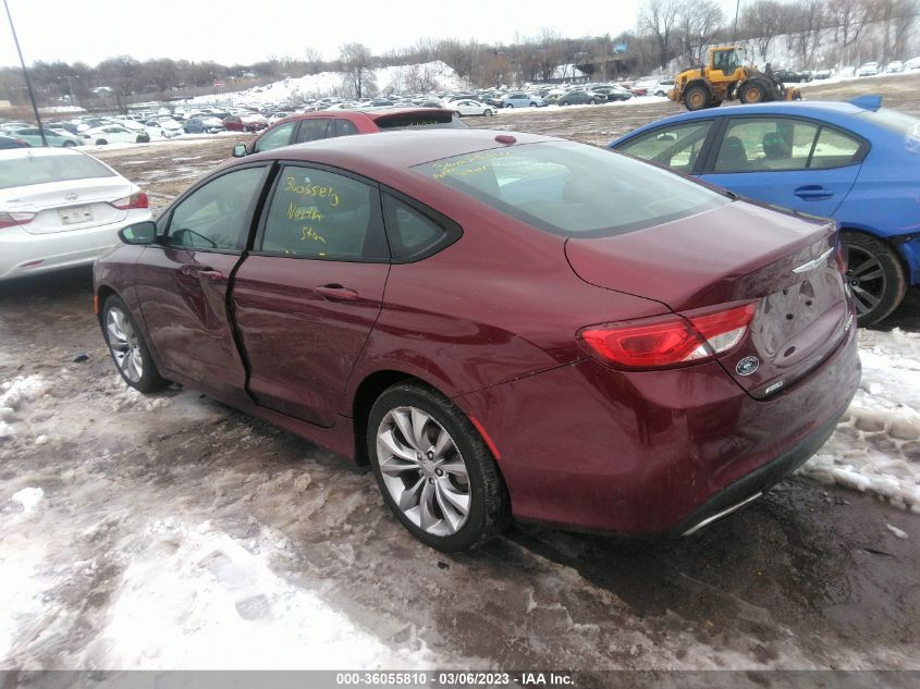 2015 CHRYSLER 200 S - 1C3CCCDG4FN522787