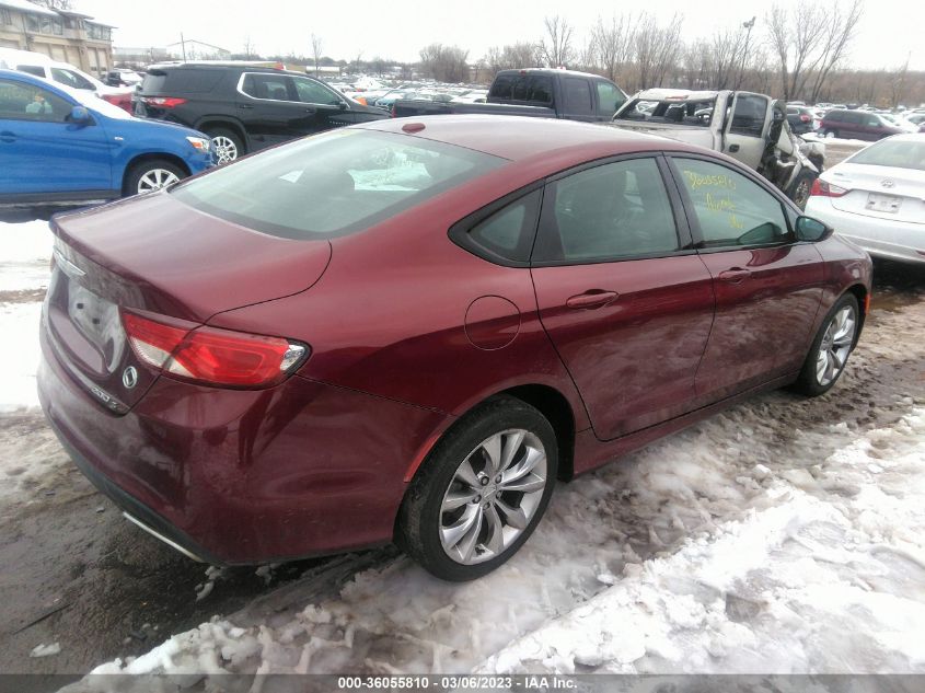 2015 CHRYSLER 200 S - 1C3CCCDG4FN522787