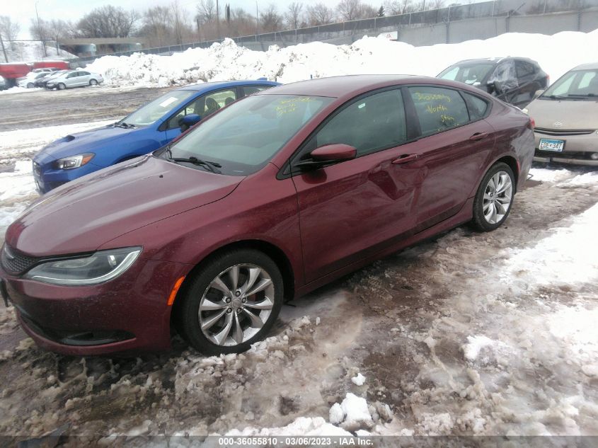 2015 CHRYSLER 200 S - 1C3CCCDG4FN522787