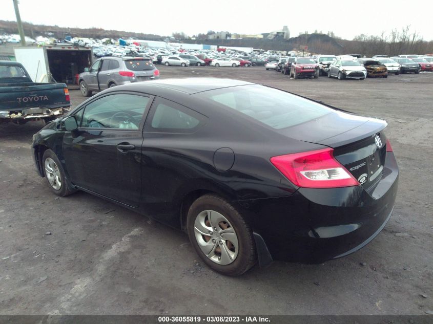 2013 HONDA CIVIC CPE LX 2HGFG3B57DH525012