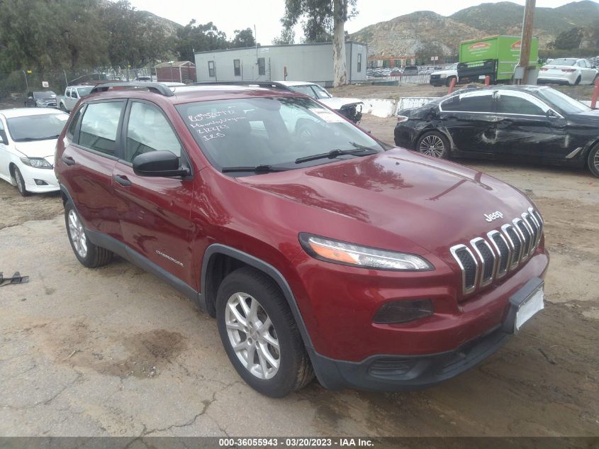 2015 JEEP CHEROKEE SPORT - 1C4PJLAB9FW620400