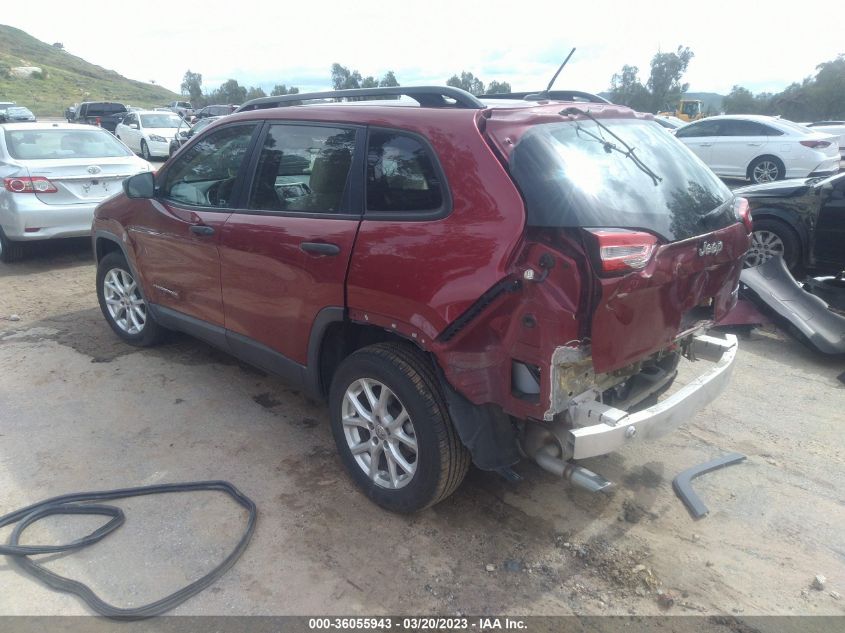 2015 JEEP CHEROKEE SPORT - 1C4PJLAB9FW620400