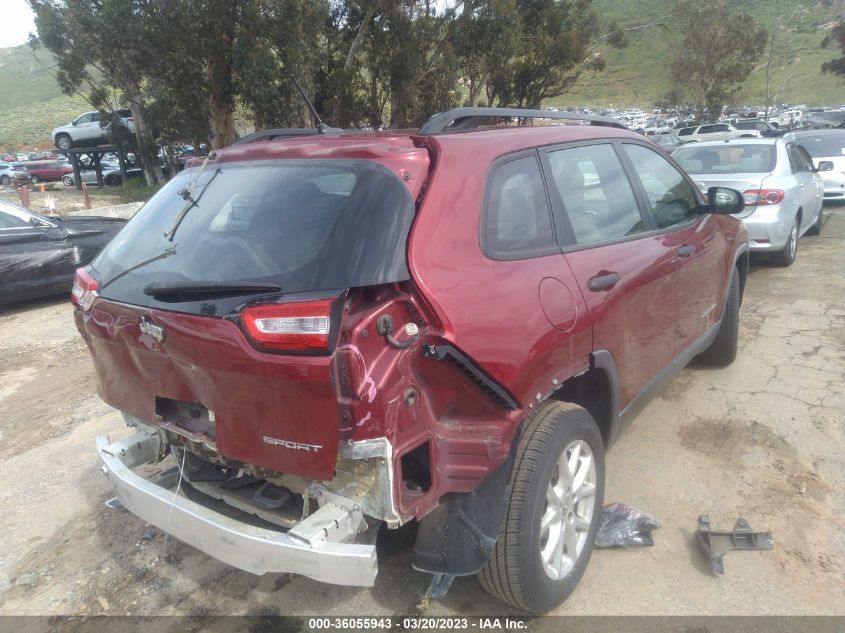 2015 JEEP CHEROKEE SPORT - 1C4PJLAB9FW620400