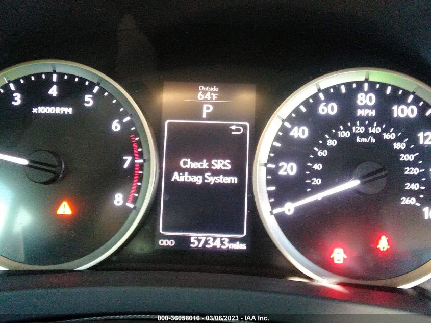 2015 LEXUS IS 250 - JTHBF1D27F5063647