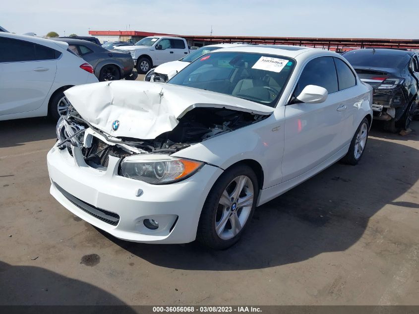 2013 BMW 1 SERIES 128I WBAUP7C5XDVP24457