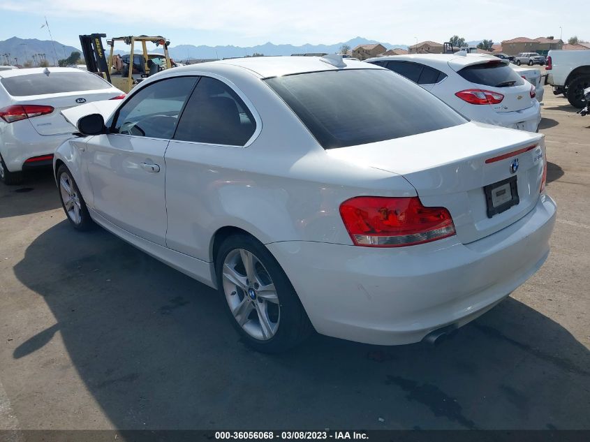 2013 BMW 1 SERIES 128I WBAUP7C5XDVP24457