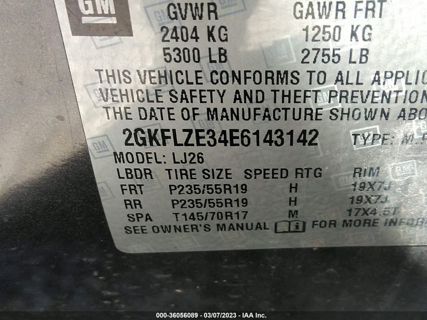 2014 GMC TERRAIN DENALI - 2GKFLZE34E6143142