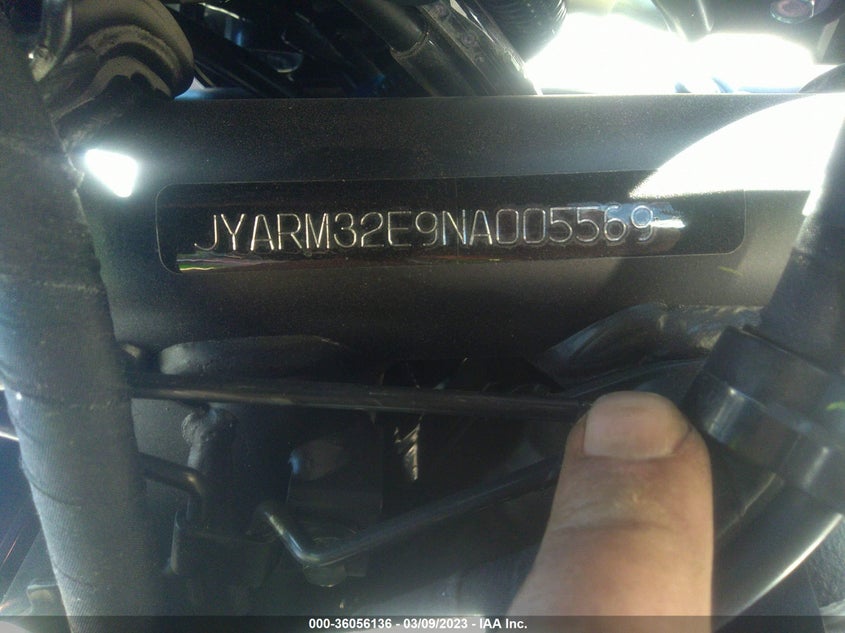 VIN JYARM32E9NA005569 2022 YAMAHA MT07