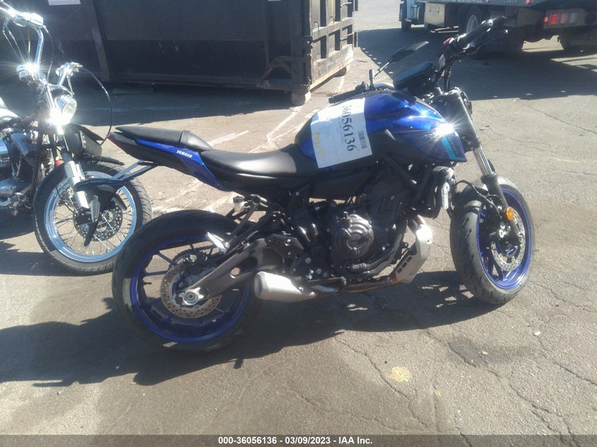 VIN JYARM32E9NA005569 2022 YAMAHA MT07