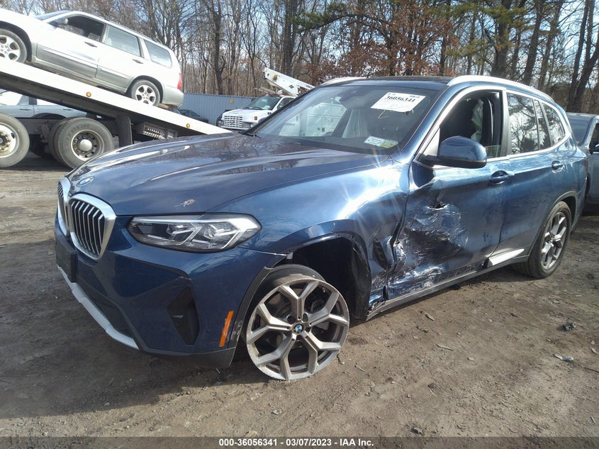 Auction sale of the 2022 BMW X3 , vin: 5UX53DP09N9J05180, lot number: 36056341