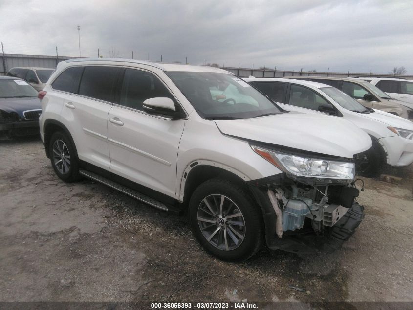 2019 TOYOTA HIGHLANDER SE/XLE - 5TDKZRFH7KS551025