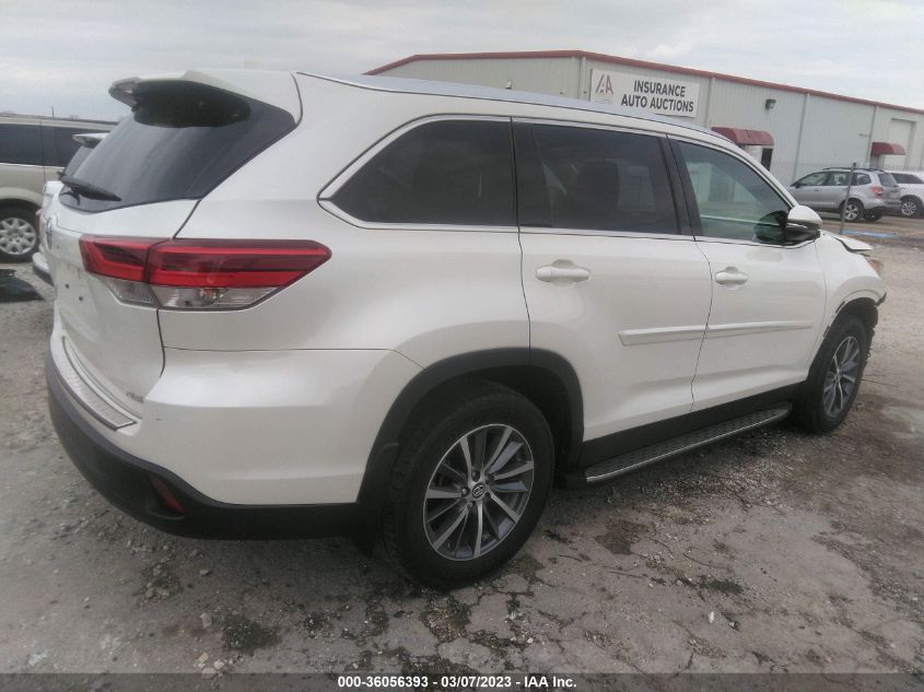 2019 TOYOTA HIGHLANDER SE/XLE - 5TDKZRFH7KS551025