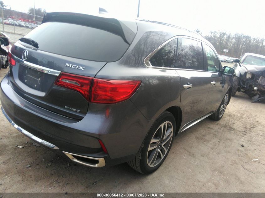 2017 ACURA MDX W/ADVANCE PKG - 5FRYD4H85HB026193