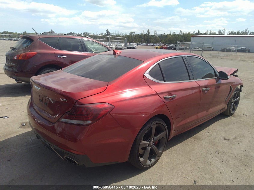 VIN KMTG34LE0KU012117 2019 GENESIS G70 3.3T DYNAMIC