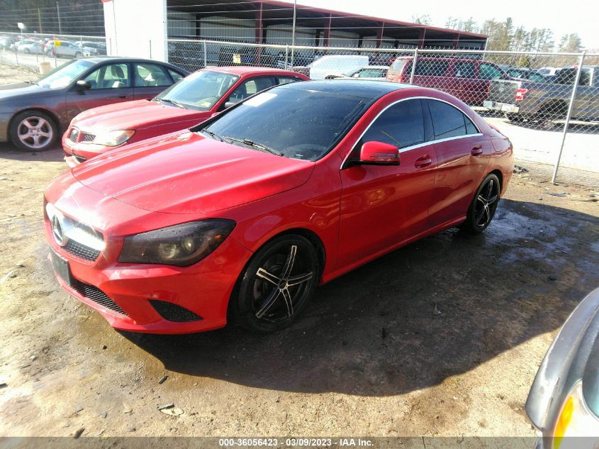 2014 MERCEDES-BENZ CLA-CLASS CLA 250 - WDDSJ4EB0EN054888