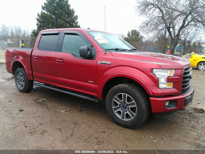 2016 FORD F-150 XLT/XL/LARIAT - 1FTEW1EP0GKE40413