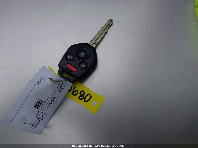2017 SUBARU LEGACY PREMIUM - 4S3BNAC67H3015282